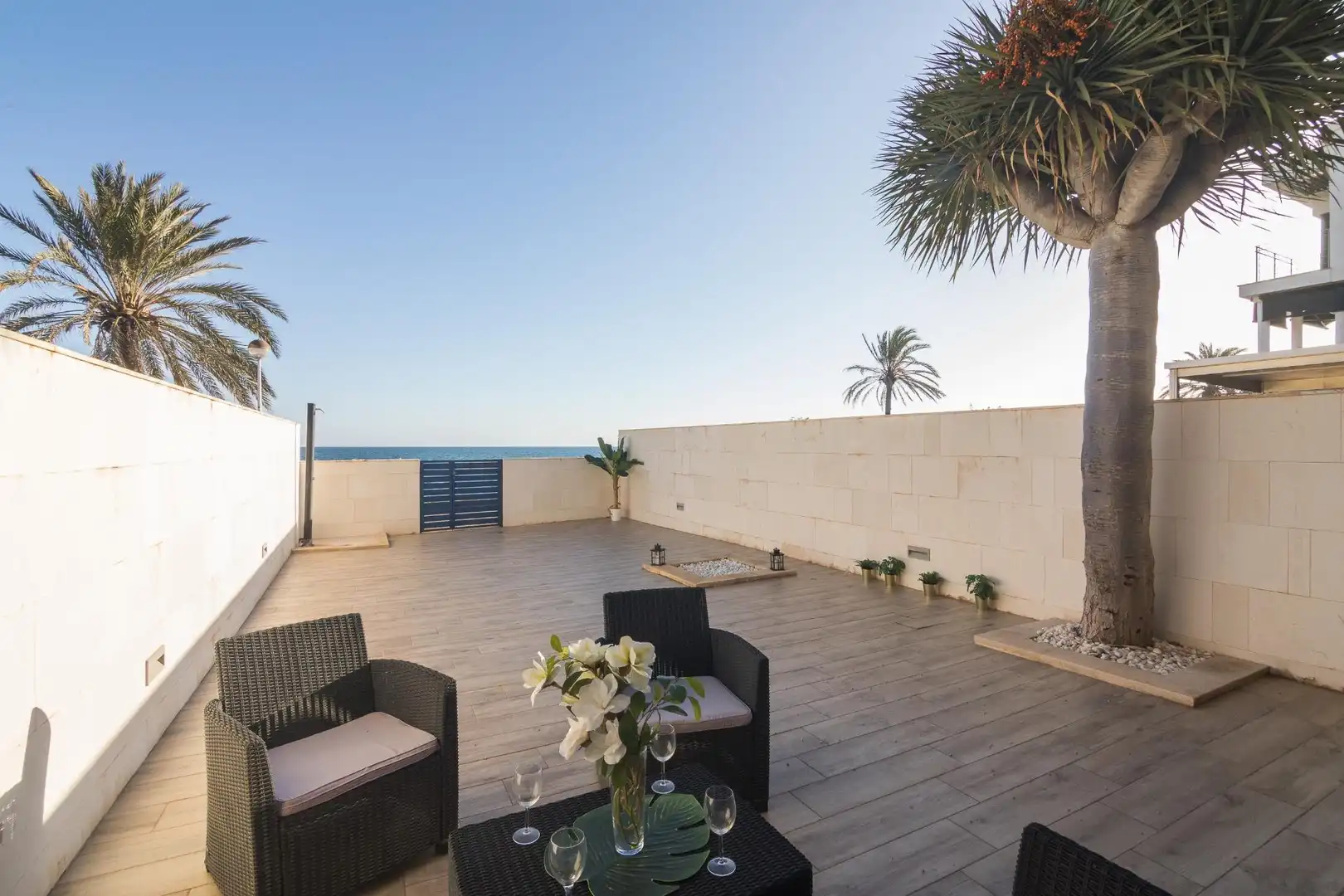 Terraza de Casa o chalet en venta en Santa Pola con Aire acondicionado, Calefacción y Jardín privado