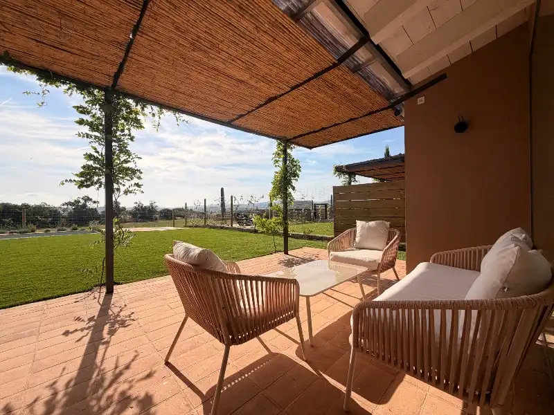 Terraza de Casa o chalet de alquiler en Cruïlles, Monells I Sant Sadurní de L'Heura con Aire acondicionado, Calefacción y Jardín privado