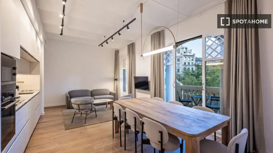Piso con terraza en alquiler en Eixample, imagen 6