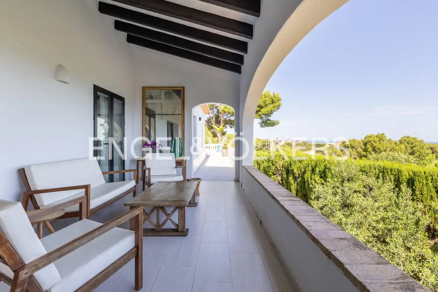 Terrassa de Casa o xalet en venda en Dénia amb Aire condicionat, Calefacció i Jardí privat