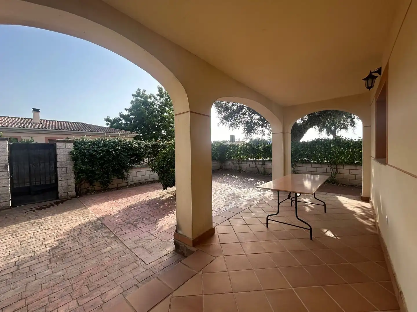 Terraza de Casa o chalet en venta en Santibáñez el Alto con Jardín privado, Trastero y Amueblado