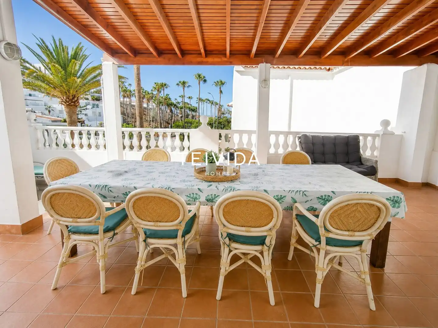 Terrace of Detached homes for sale in Adeje  with Private garden, Swimming Pool and Community pool
