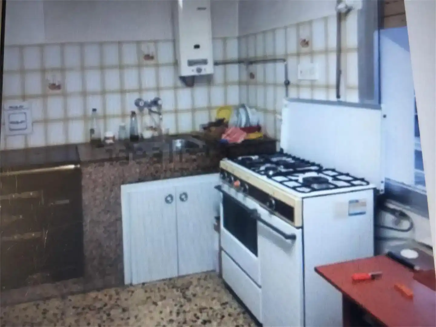 Cuina de Casa adosada en venda en Pedrafita do Cebreiro amb Moblat i Balcó