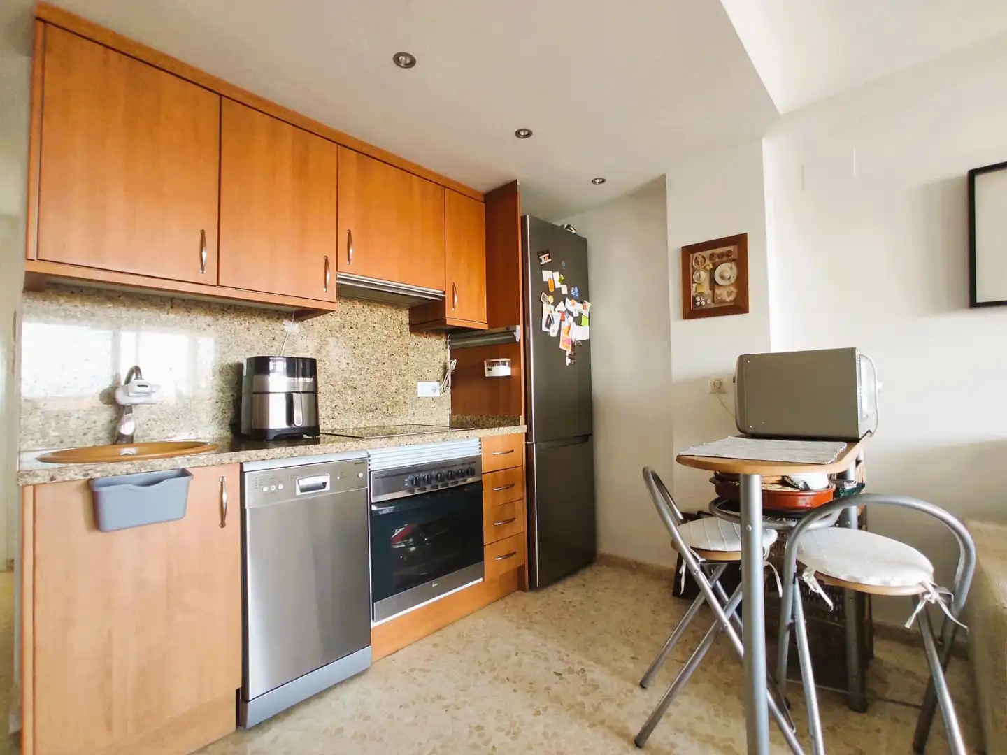 Kitchen of Apartments for sale in Sagunto / Sagunt  with Air Conditioner, Terrace and Furnished