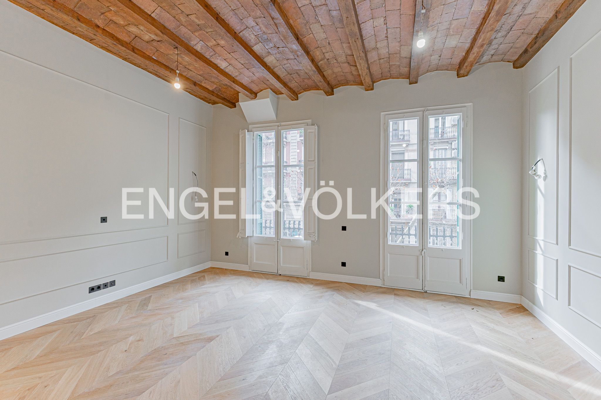 Sala d'estar de Pis en venda en  Barcelona Capital amb Aire condicionat, Calefacció i Parquet