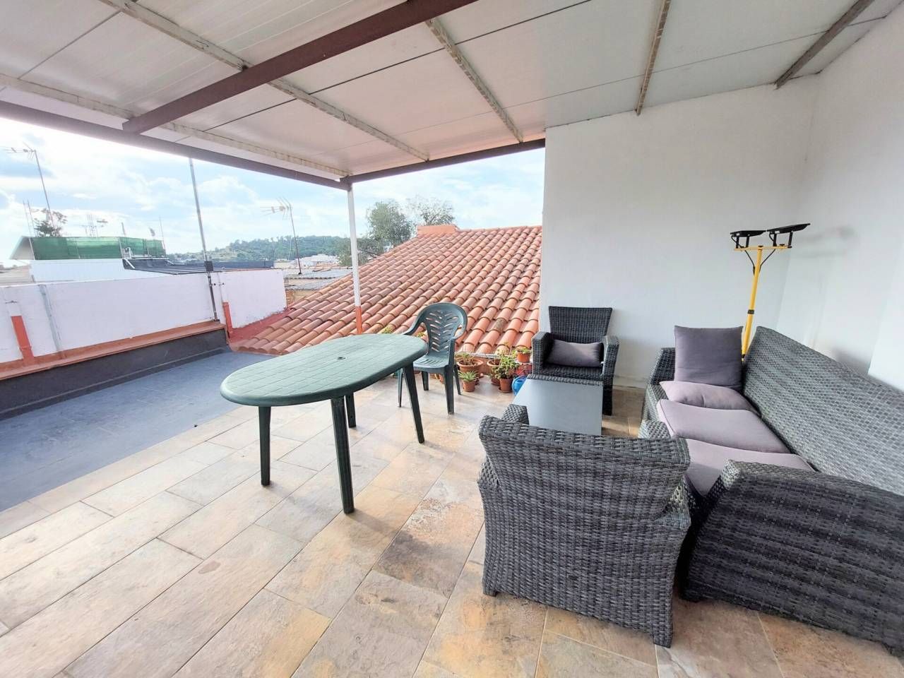 Terrace of House or chalet for sale in Terrassa  with Air Conditioner, Heating and Parquet flooring