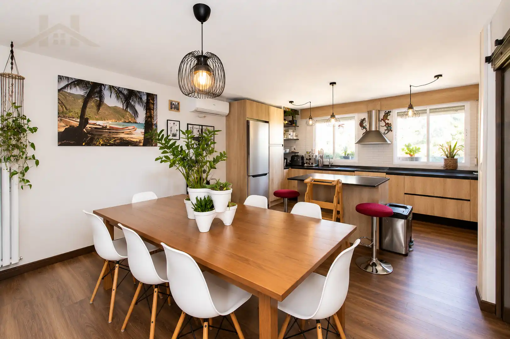 Comedor de Casa adosada en venta en Alcobendas con Aire acondicionado, Calefacción y Jardín privado