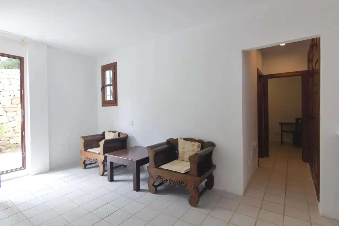 Sala de estar de Casa o chalet en venta en Sant Josep de sa Talaia con Jardín privado, Terraza y Piscina