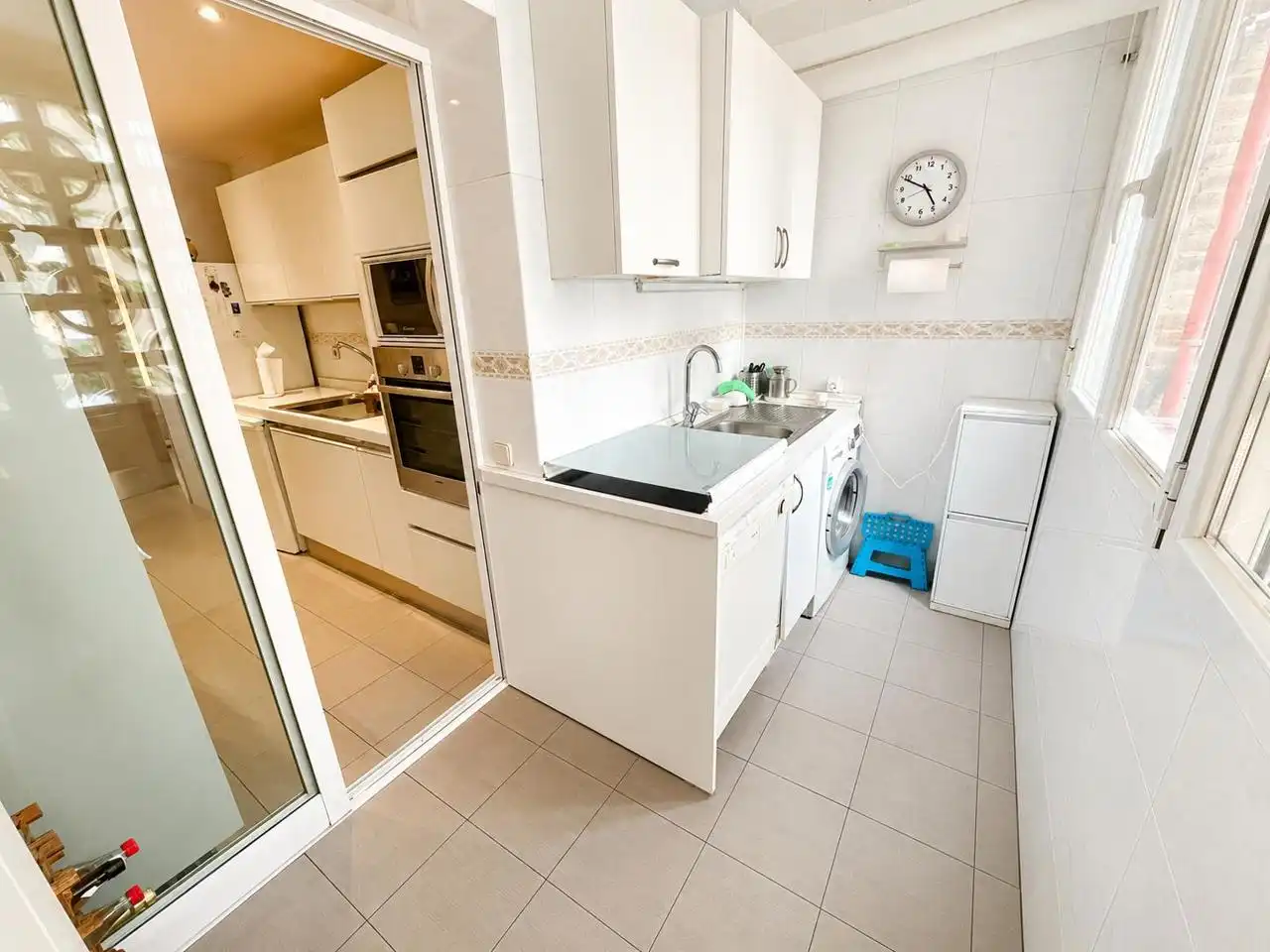 Cocina de Piso en venta en Madrid con Calefacción, Jardín privado y Parquet