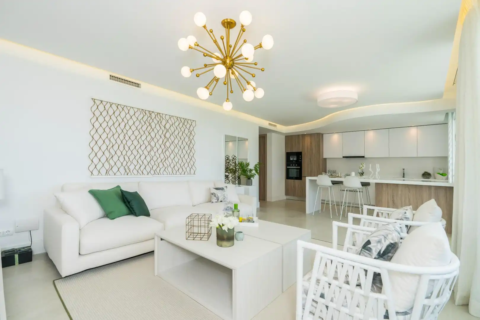 Sala de estar de Apartamento en venta en San Roque con Aire acondicionado, Calefacción y Jardín privado