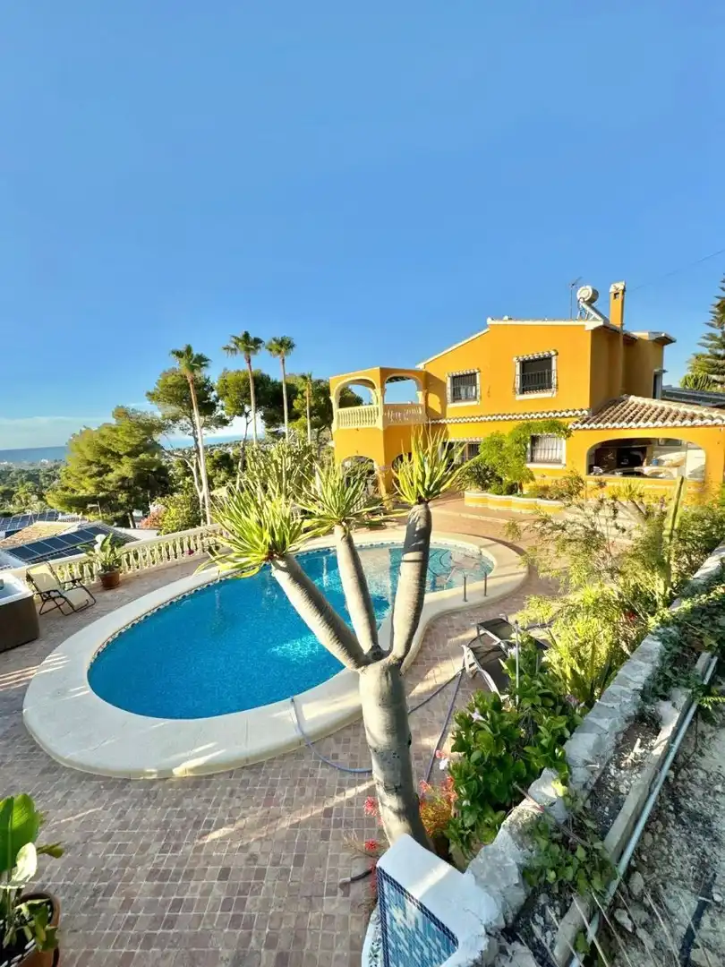 Exterior view of Houses for sale in Jávea / Xàbia  with Air Conditioner, Heating and Private garden