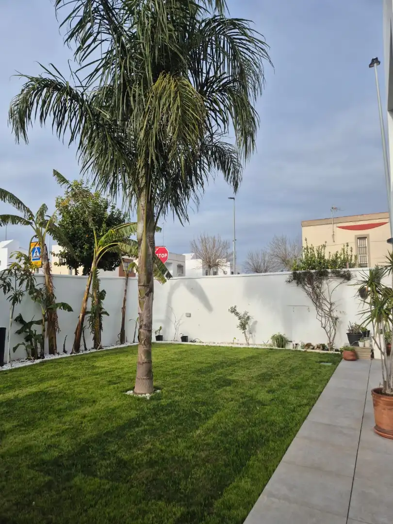 Vista exterior de Casa o xalet en venda en Bormujos amb Jardí privat i Terrassa
