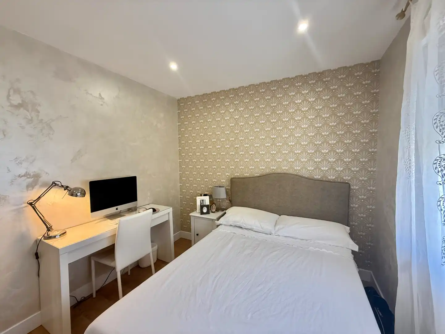 Schlafzimmer von Einfamilien-Reihenhaus zum Verkauf in Las Ventas de Retamosa mit Klimaanlage, Heizung und Terrasse
