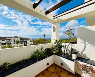 Exterior view of Flat to rent in Mijas  with Air Conditioner, Private garden and Terrace