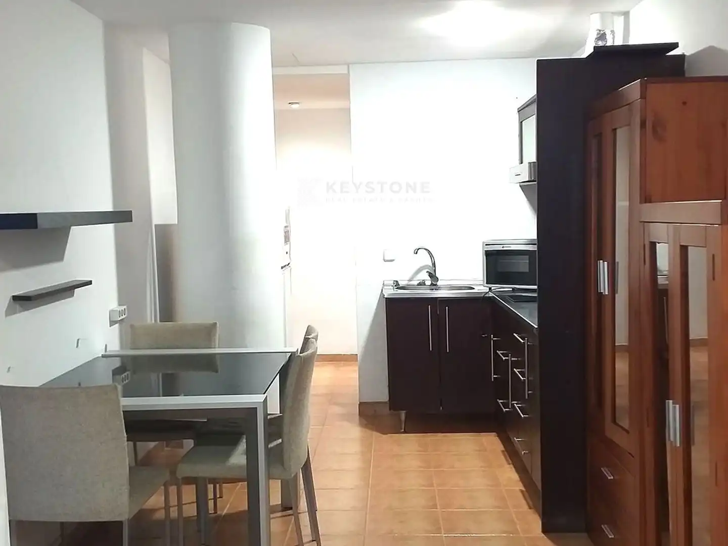 Cocina de Piso de alquiler en Calvià con Aire acondicionado, Terraza y Piscina