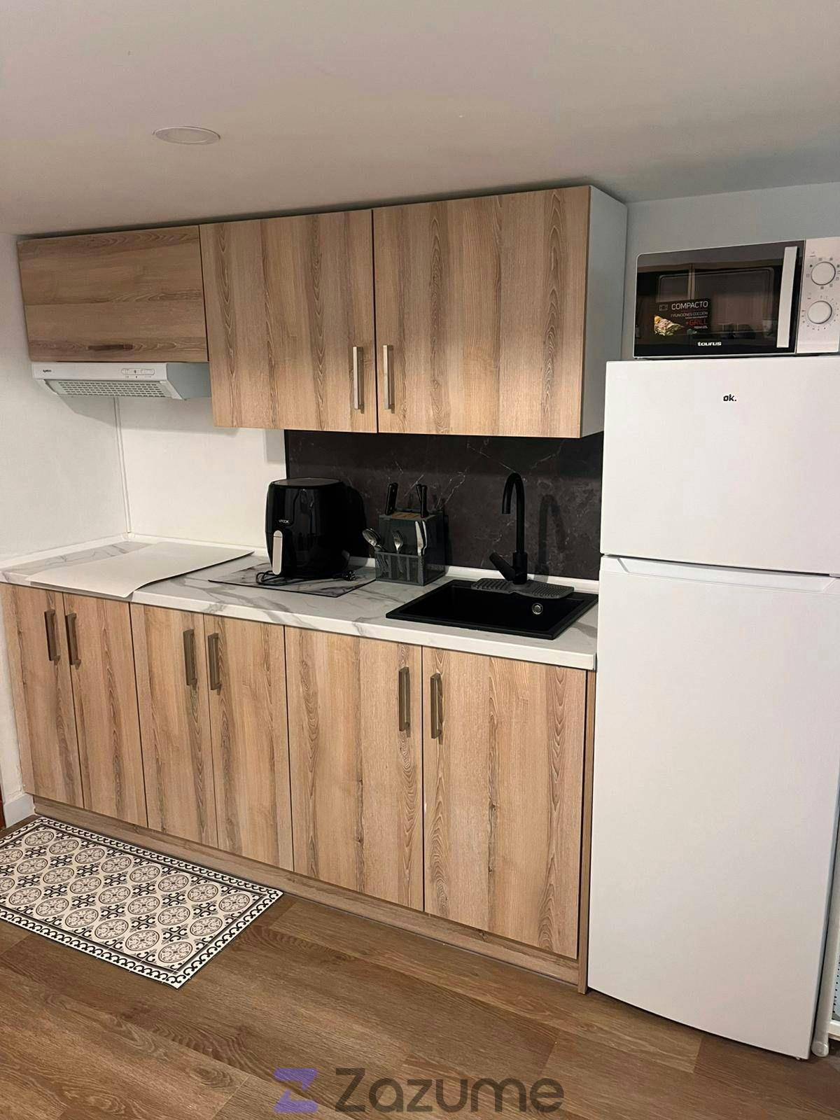 Cocina de Piso de alquiler en  Madrid Capital con Aire acondicionado, Calefacción y Amueblado