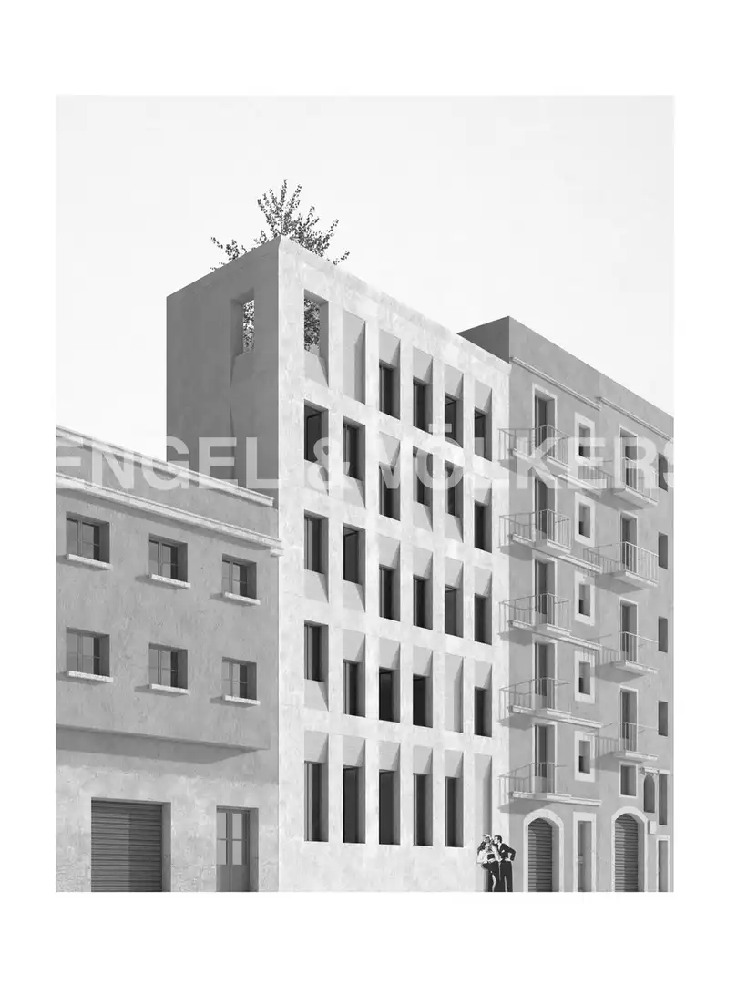Vista exterior de Residencial en venda en Barcelona