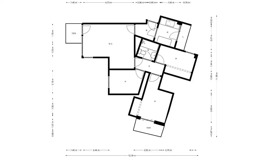 Piso en venta en Barcelona con Calefacción