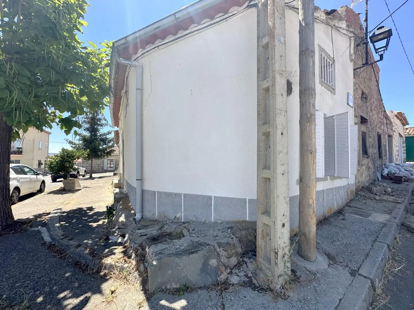 Vista exterior de Casa o chalet en venta en Mediana de Voltoya con Amueblado