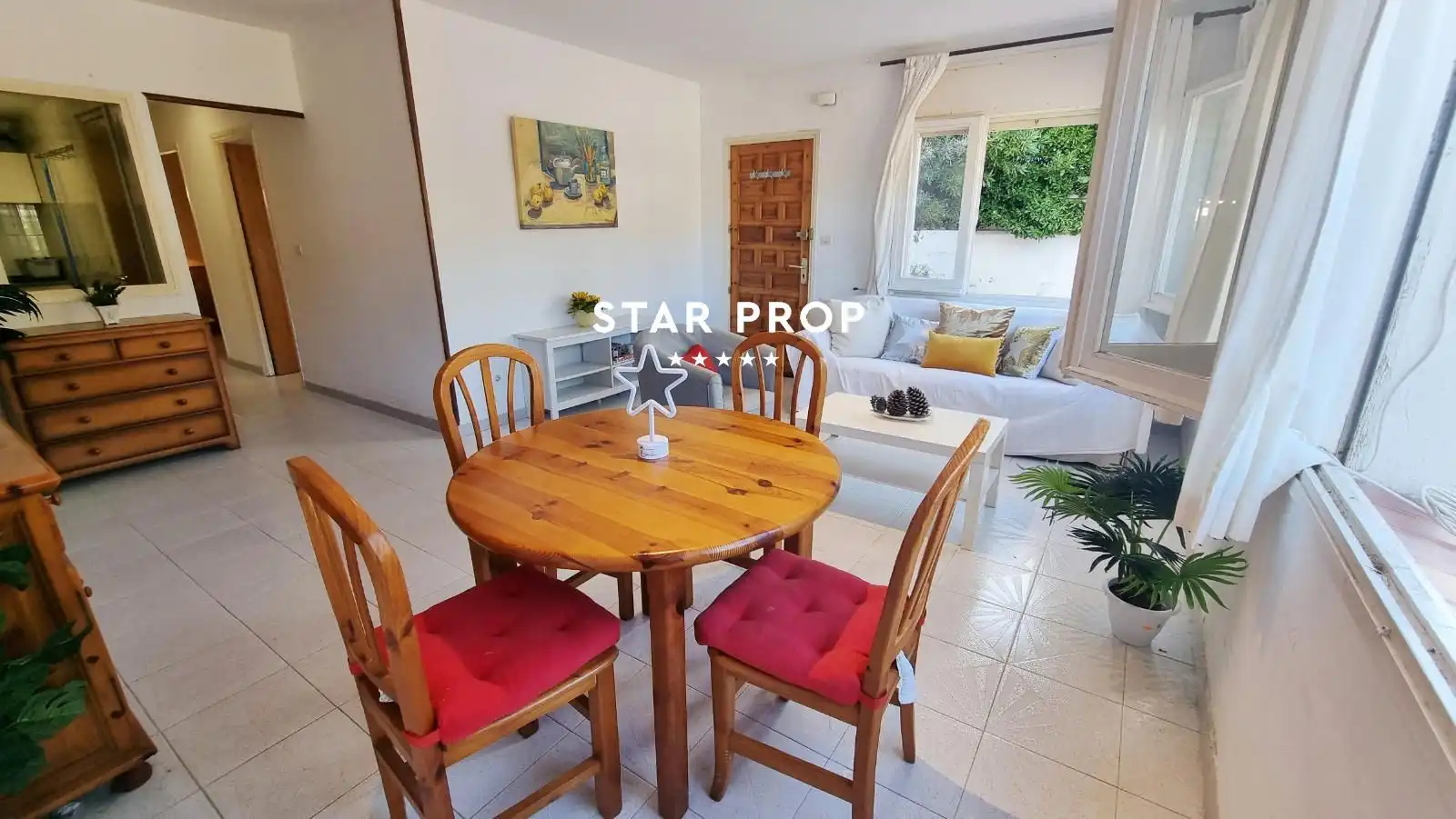 Dining room of Flat for sale in Colera  with Terrace, Furnished and Oven
