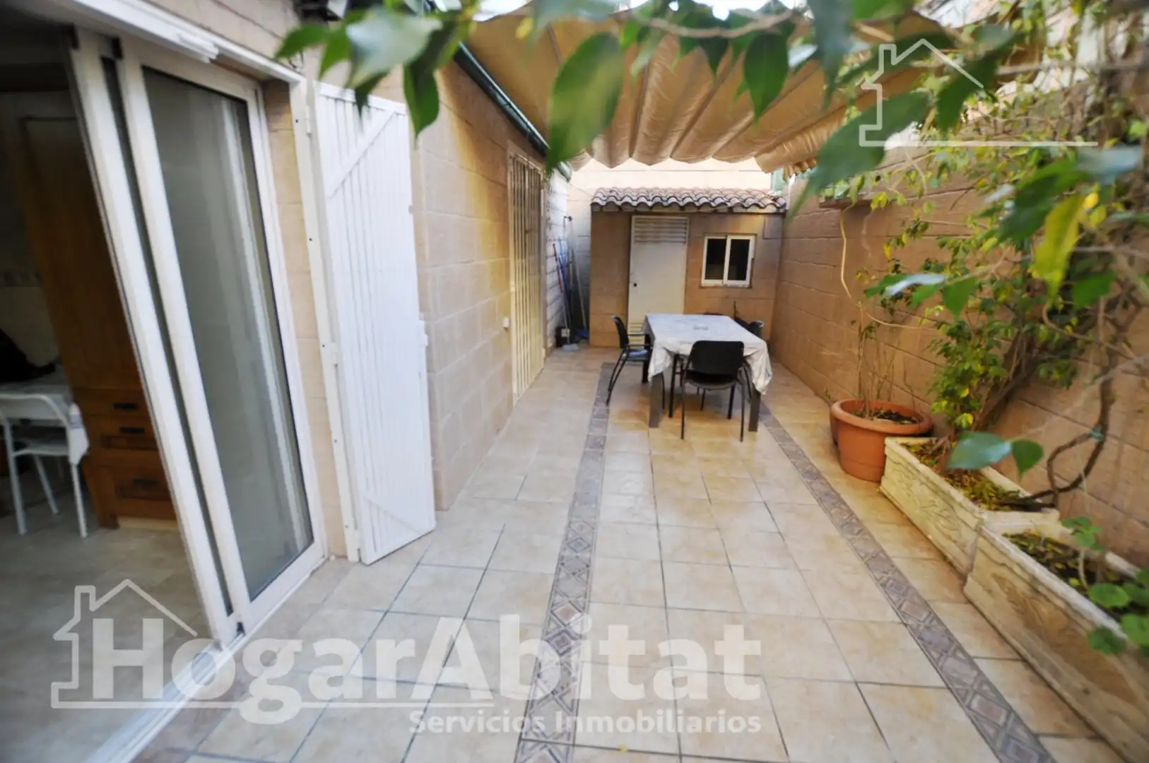 Garten von Wohnung zum Verkauf in Valencia mit Klimaanlage, Parkett und Terrasse