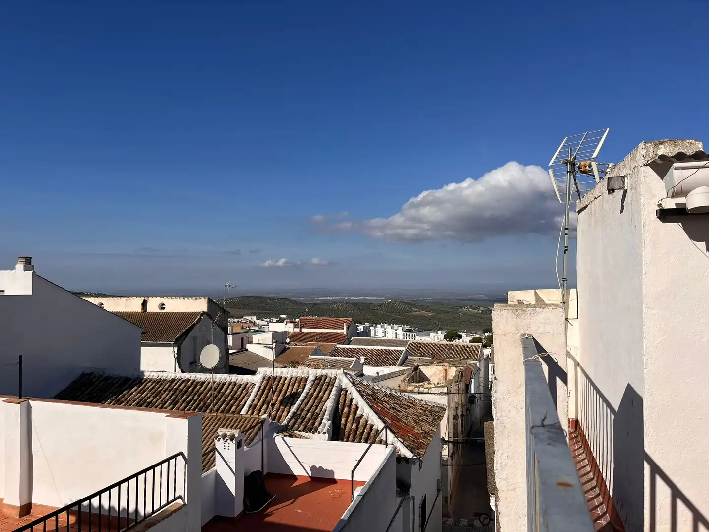 Vista exterior de Casa adosada en venda en Estepa amb Terrassa