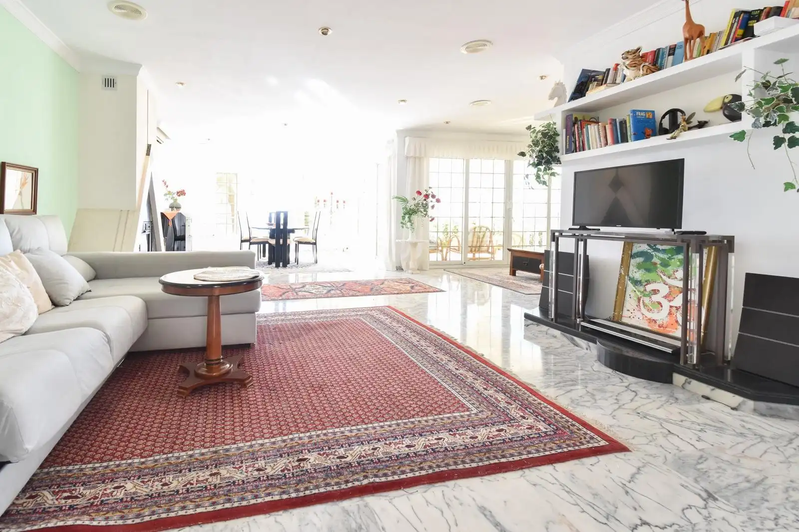 Sala de estar de Casa o chalet de alquiler en Rincón de la Victoria con Aire acondicionado, Calefacción y Jardín privado
