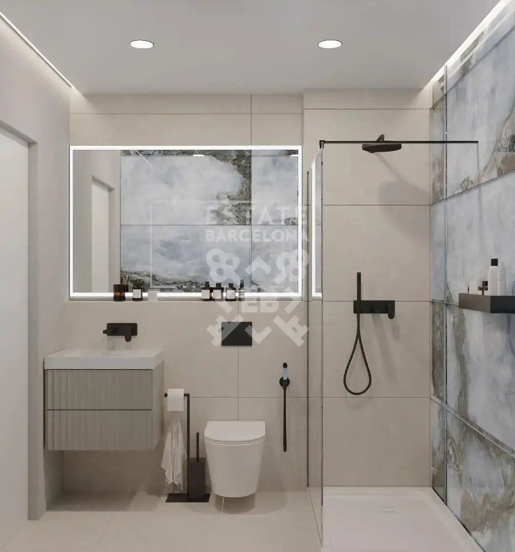 Badezimmer von Dachboden zum Verkauf in Barcelona mit Terrasse