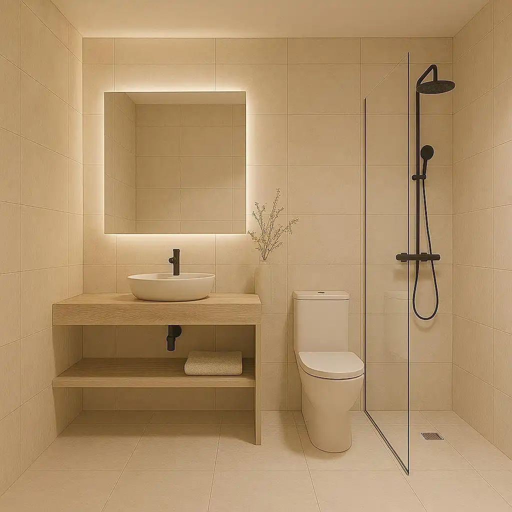 Badezimmer von Gebäude zum Verkauf in Badalona