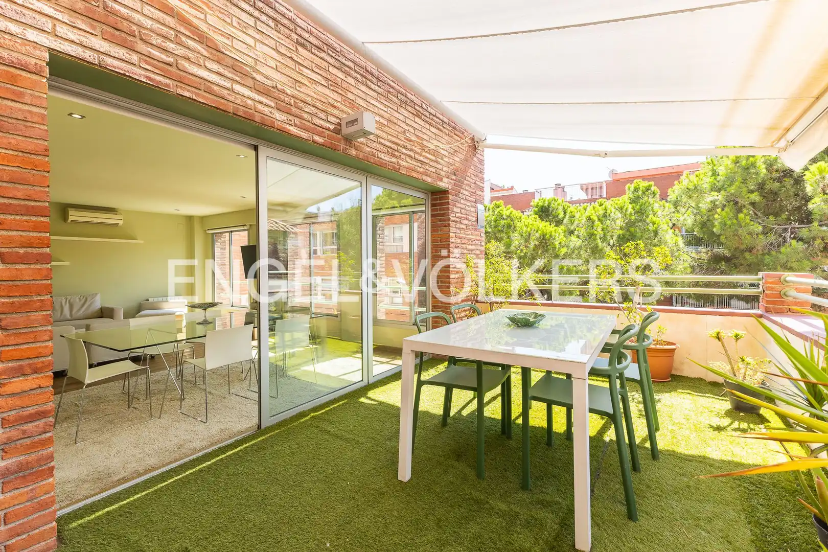 Terrace of Flat for rent in Barcelona  with Air Conditioner, Heating and Terrace