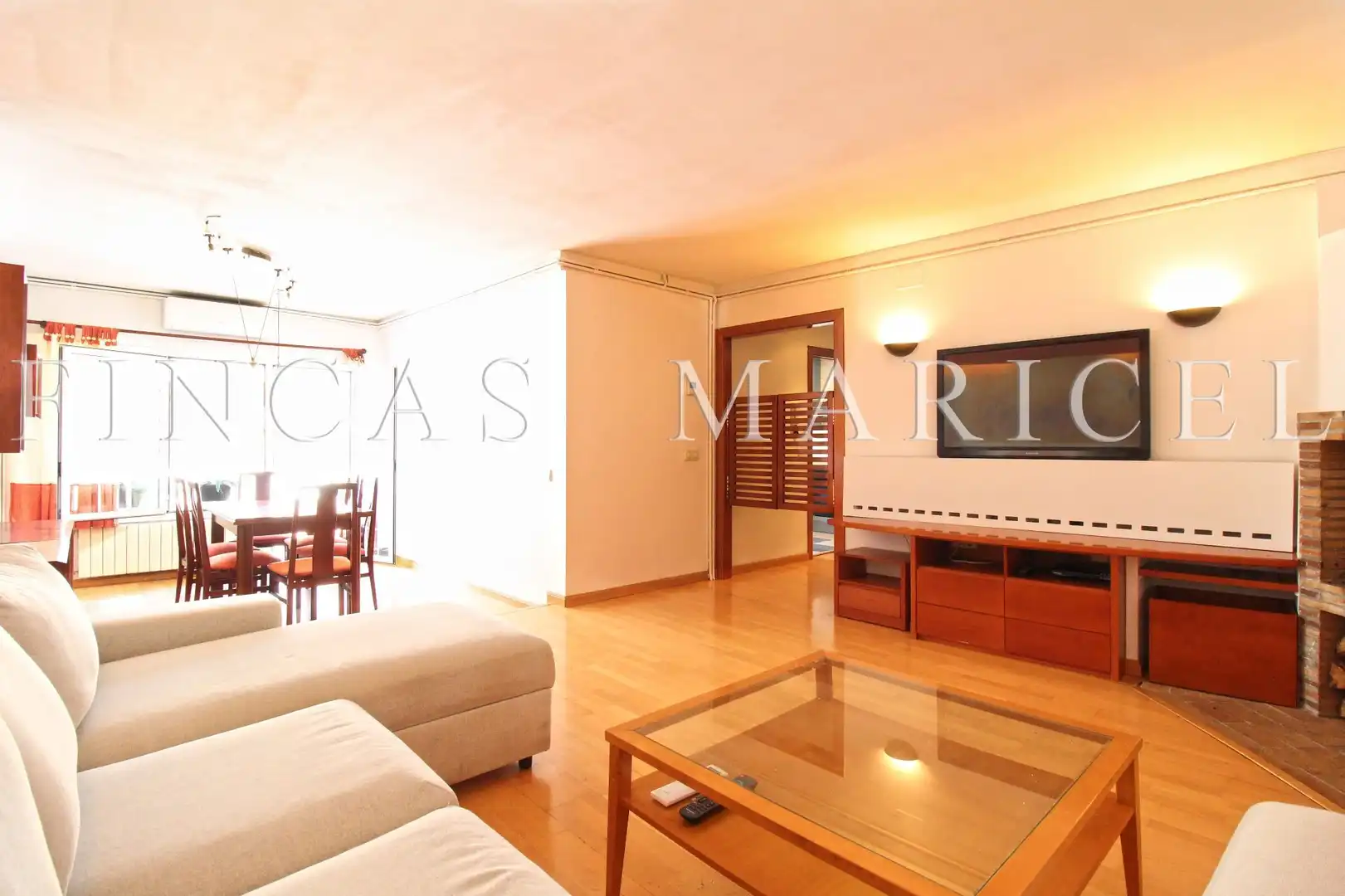 Living room of Attic for sale in Sitges  with Air Conditioner and Terrace