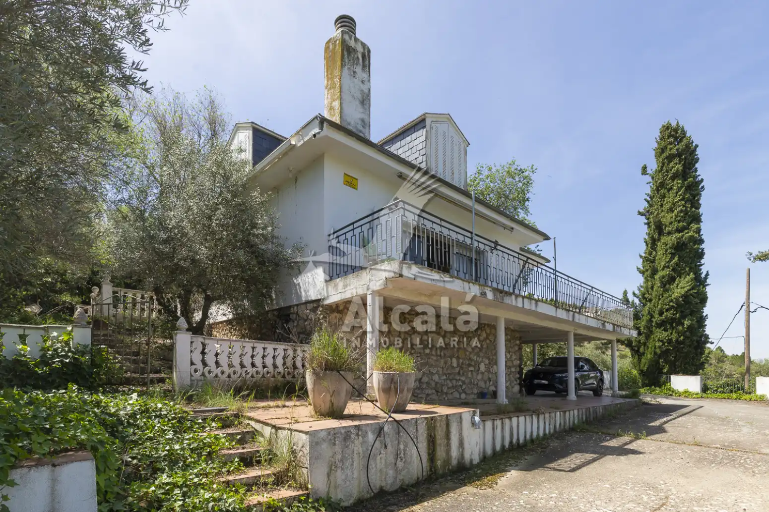 Vista exterior de Casa o chalet en venta en Valverde de Alcalá con Calefacción, Terraza y Trastero