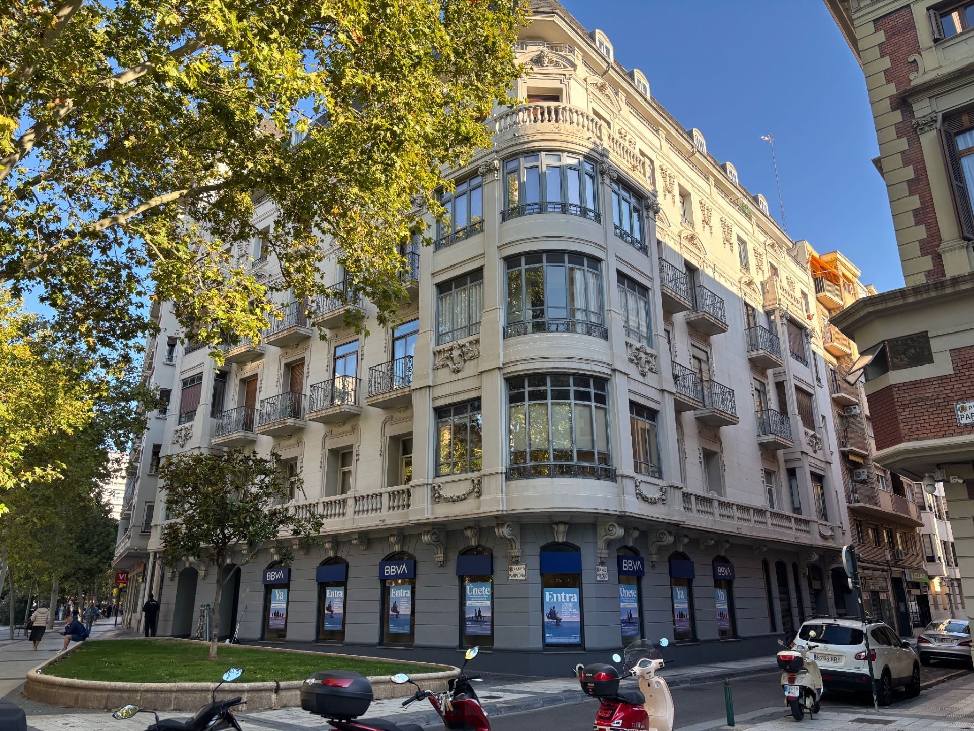 Exterior view of Flat for sale in  Zaragoza Capital  with Air Conditioner, Heating and Terrace