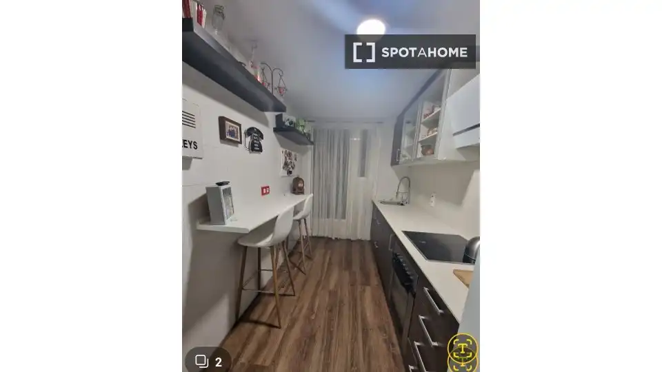 Cuina de Pis de lloguer en Alicante / Alacant amb Aire condicionat, Calefacció i Moblat