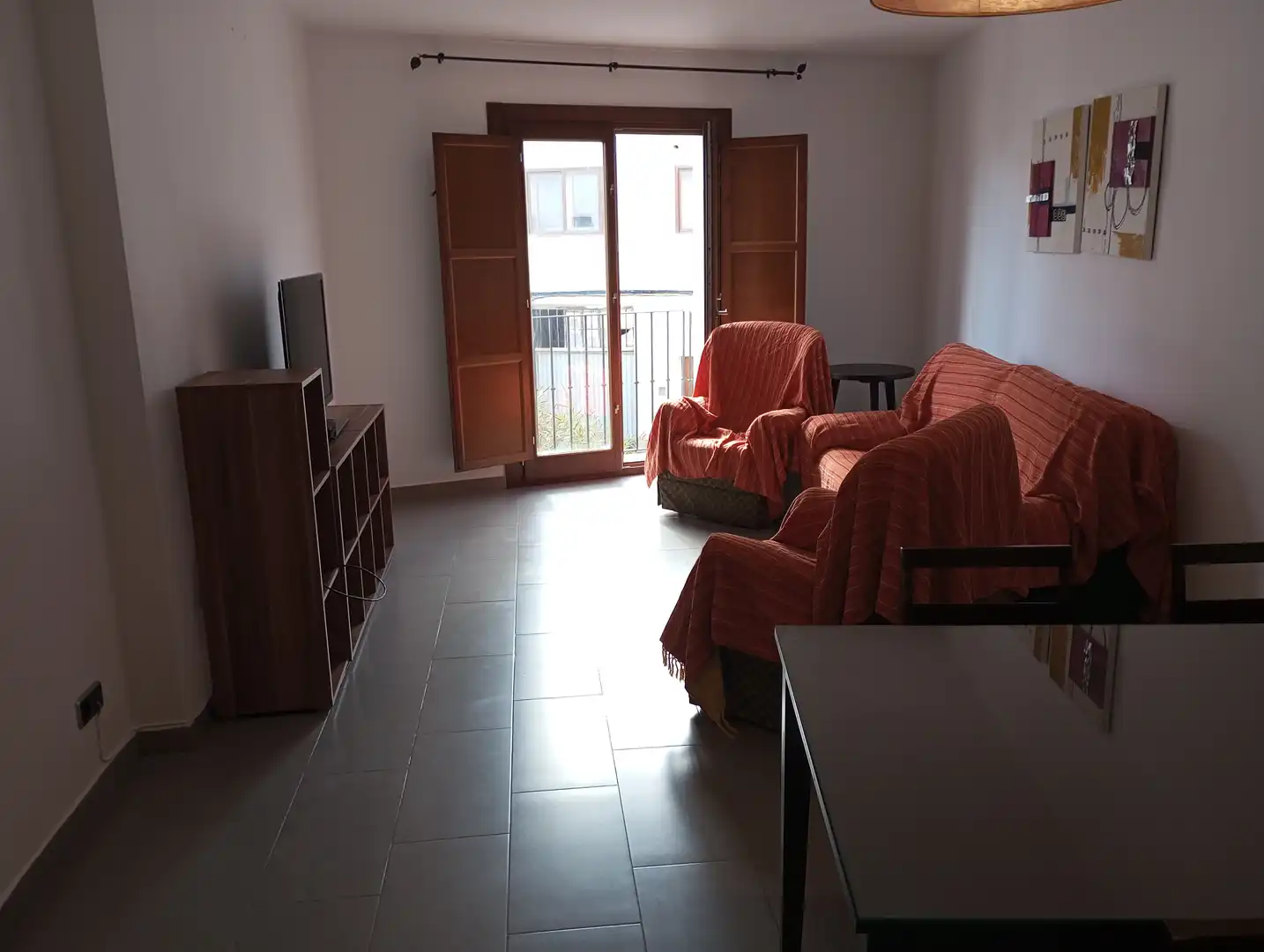 Sala d'estar de Pis en venda en Baza amb Calefacció, Moblat i Forn