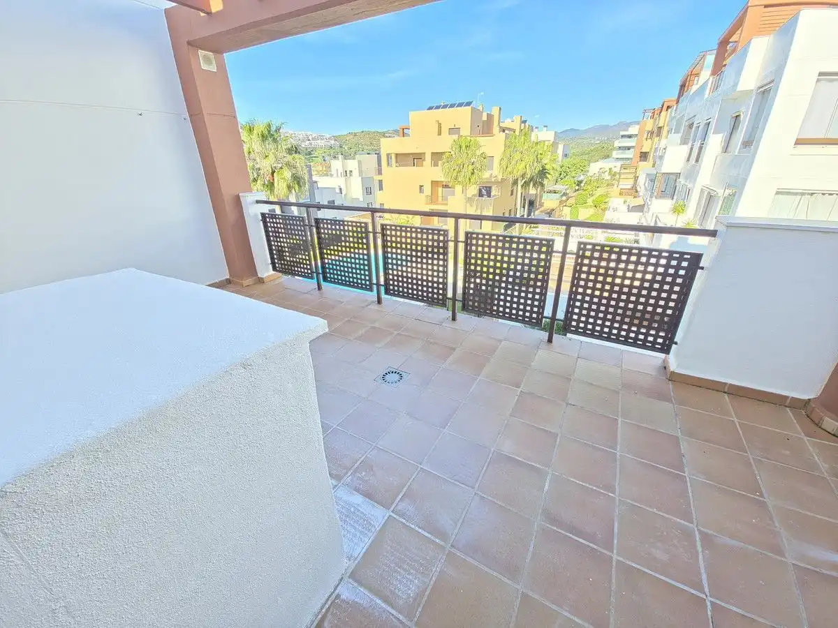 Terrasse von Dachboden zur Miete in Mijas mit Klimaanlage, Heizung und Terrasse