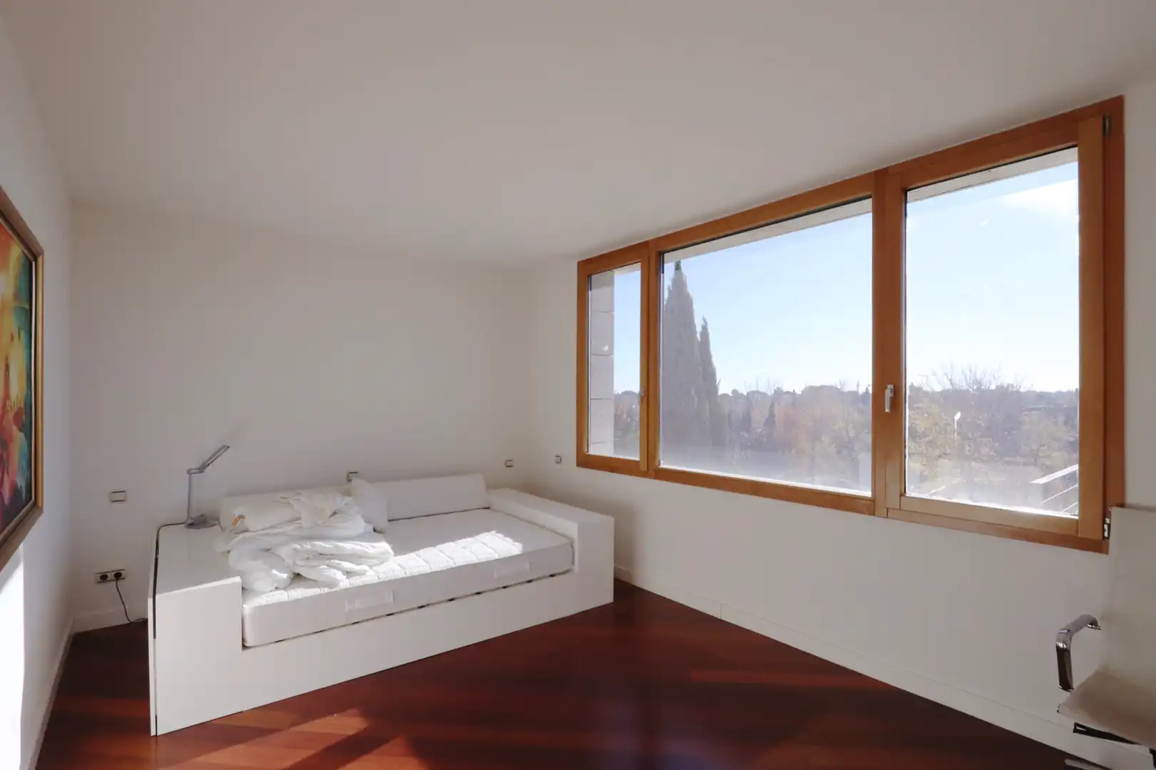 Bedroom of Houses for rent in Pozuelo de Alarcón  with Air Conditioner, Heating and Private garden