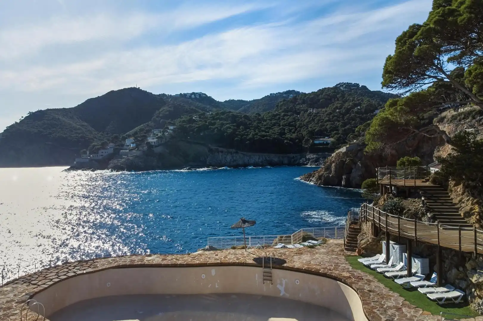 Swimming pool of Apartments for sale in Begur  with Private garden and Community pool