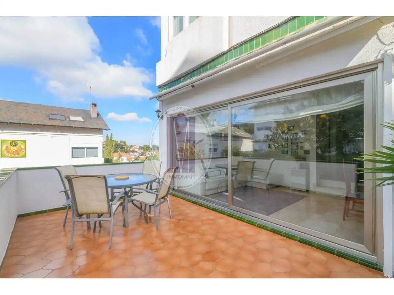 Terrassa de Casa adosada en venda en Castelldefels amb Calefacció, Terrassa i Piscina comunitària