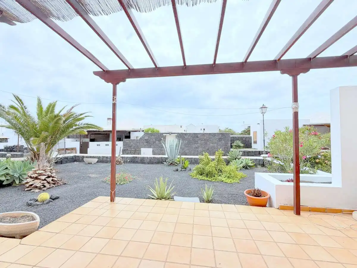 Terraza de Casa o chalet en venta en Yaiza con Jardín privado, Terraza y Amueblado