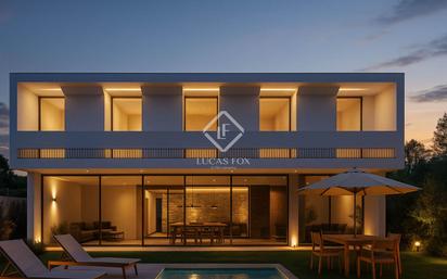 Exterior view of House or chalet for sale in Esplugues de Llobregat  with Air Conditioner, Heating and Private garden