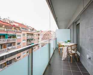 Balcony of Flat to rent in  Barcelona Capital  with Air Conditioner, Heating and Parquet flooring