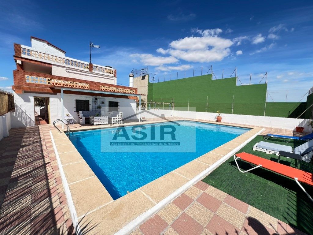 Piscina de Casa o xalet en venda en Albalat de la Ribera amb Terrassa