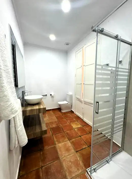 Baño de Finca rústica en venta en Xàtiva con Aire acondicionado, Calefacción y Jardín privado