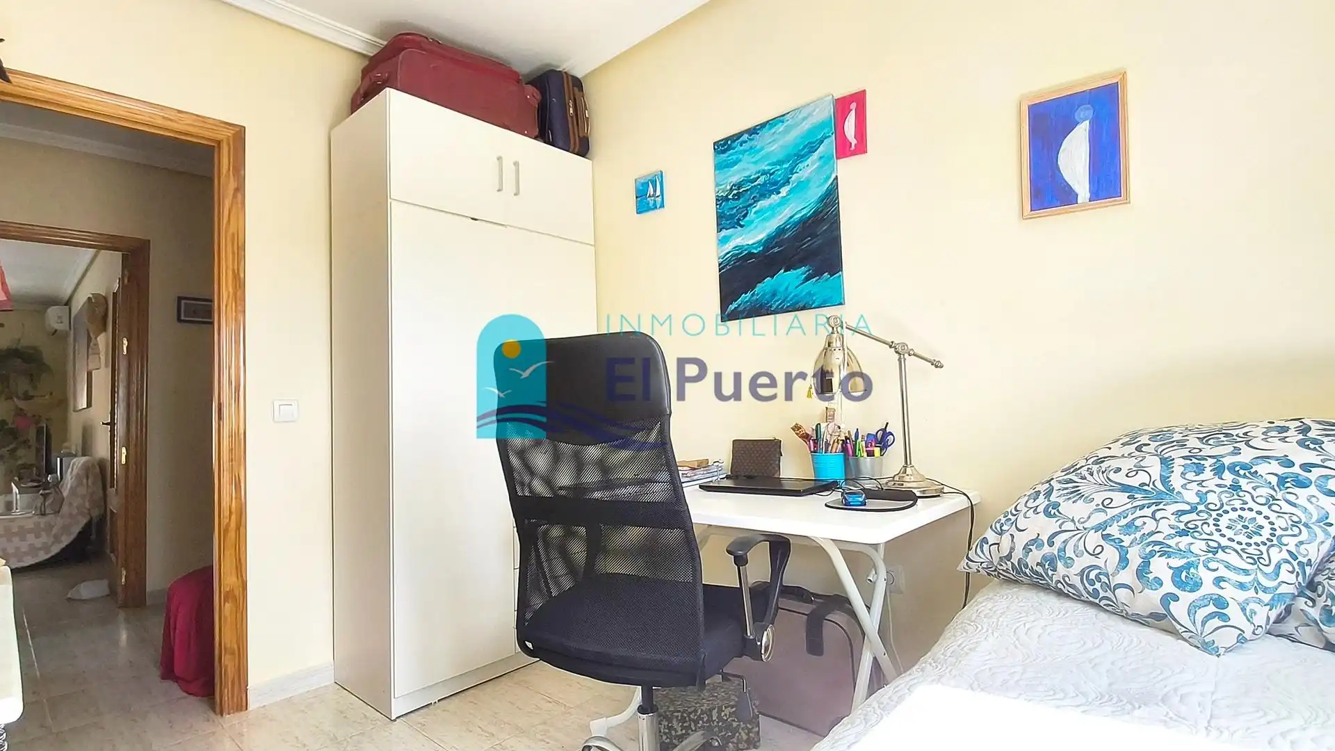 Bedroom of Flat for sale in Mazarrón  with Air Conditioner, Terrace and Furnished