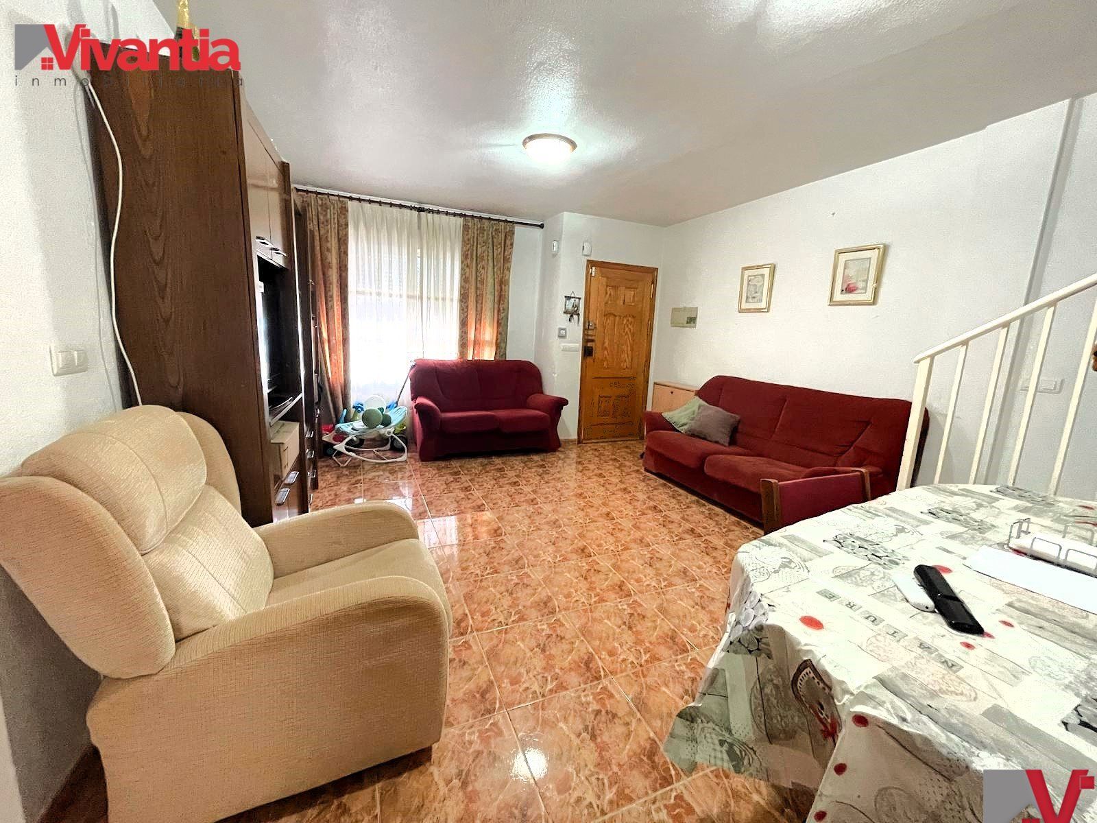 Living room of Duplex for sale in Lorca  with Air Conditioner, Terrace and Furnished