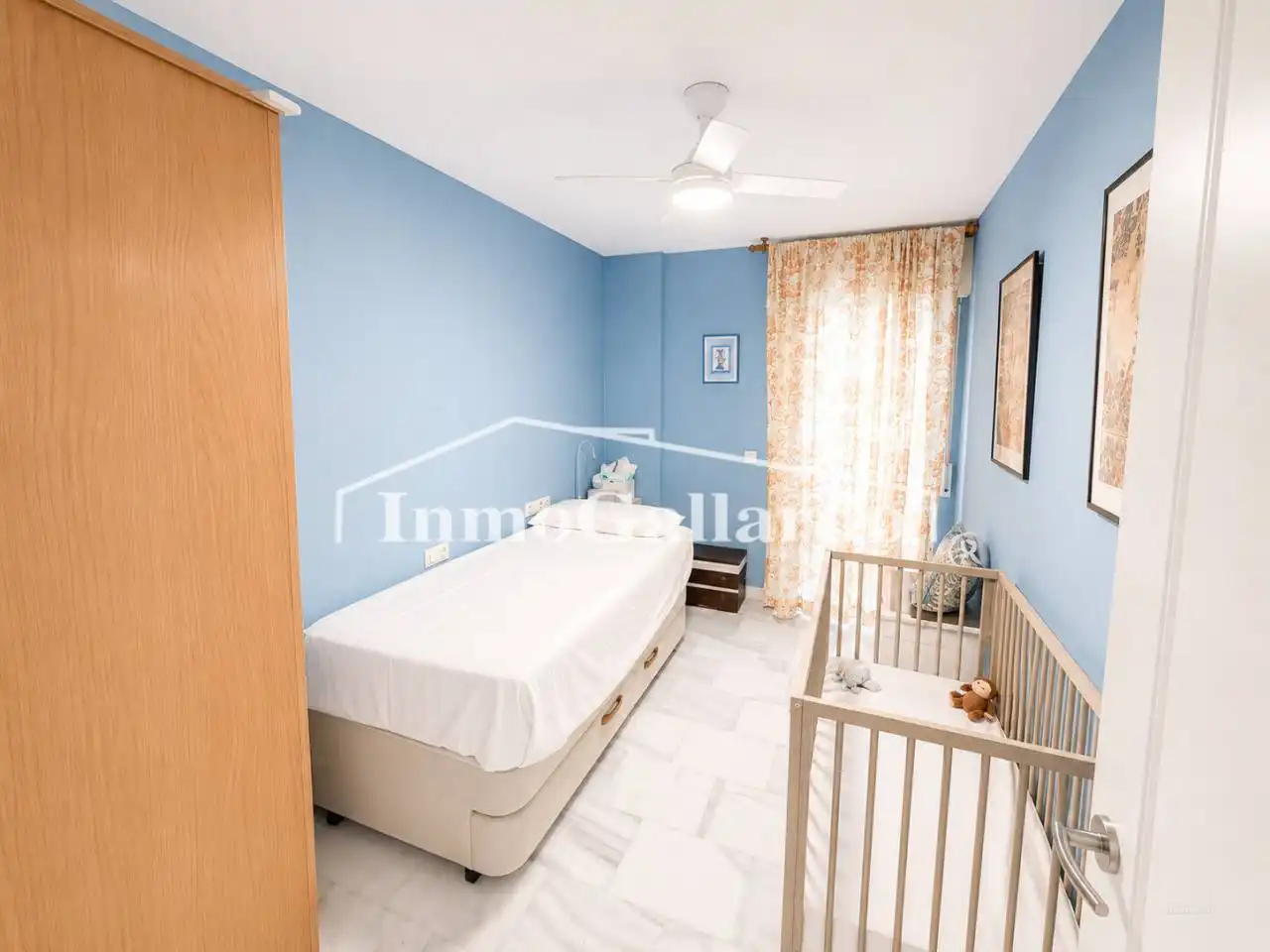 Schlafzimmer von Wohnung zum Verkauf in Málaga mit Klimaanlage, Heizung und Terrasse