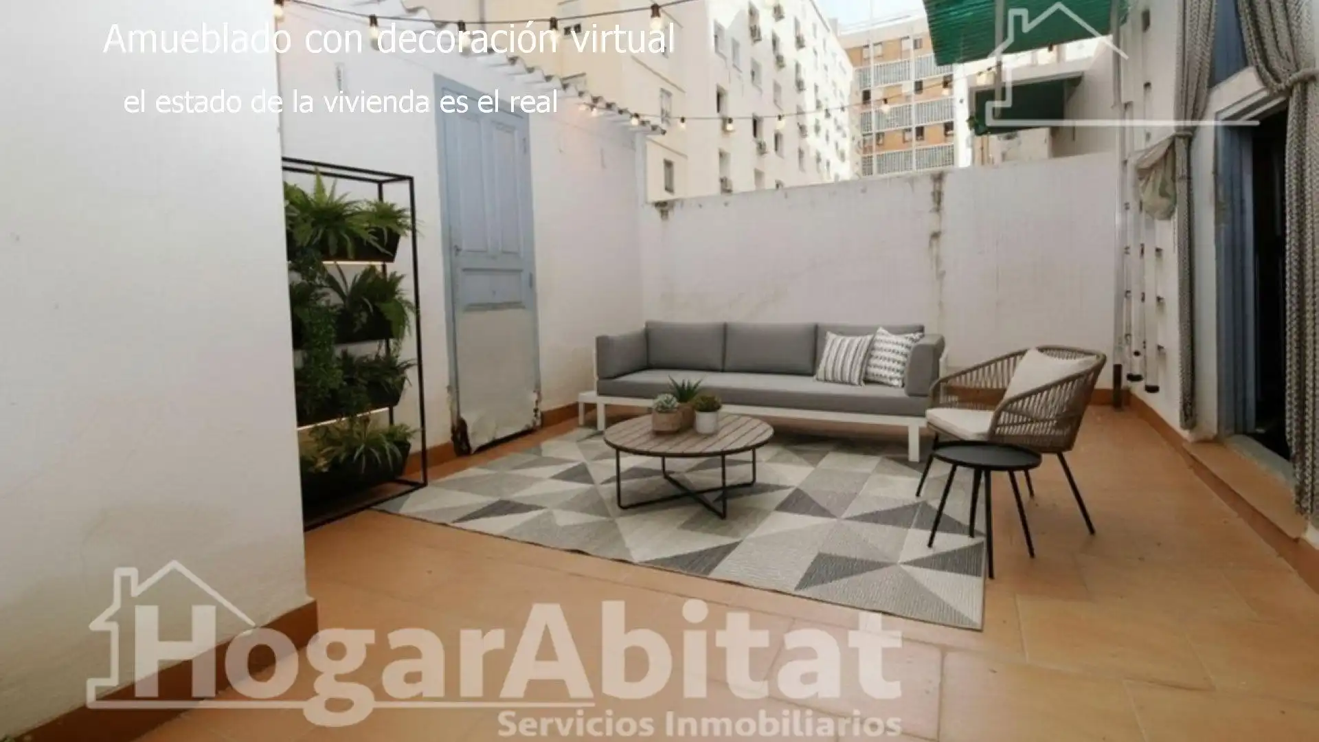 Terrace of Flat for sale in  Valencia Capital  with Air Conditioner, Terrace and Storage room