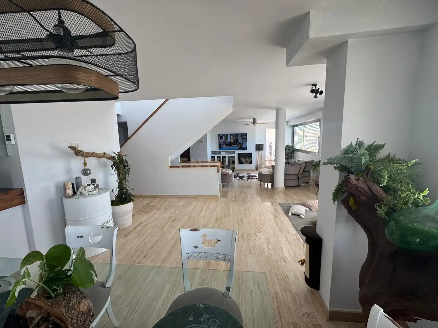 Wohnzimmer von Maisonette zum Verkauf in Mijas mit Klimaanlage, Privatgarten und Abstellraum