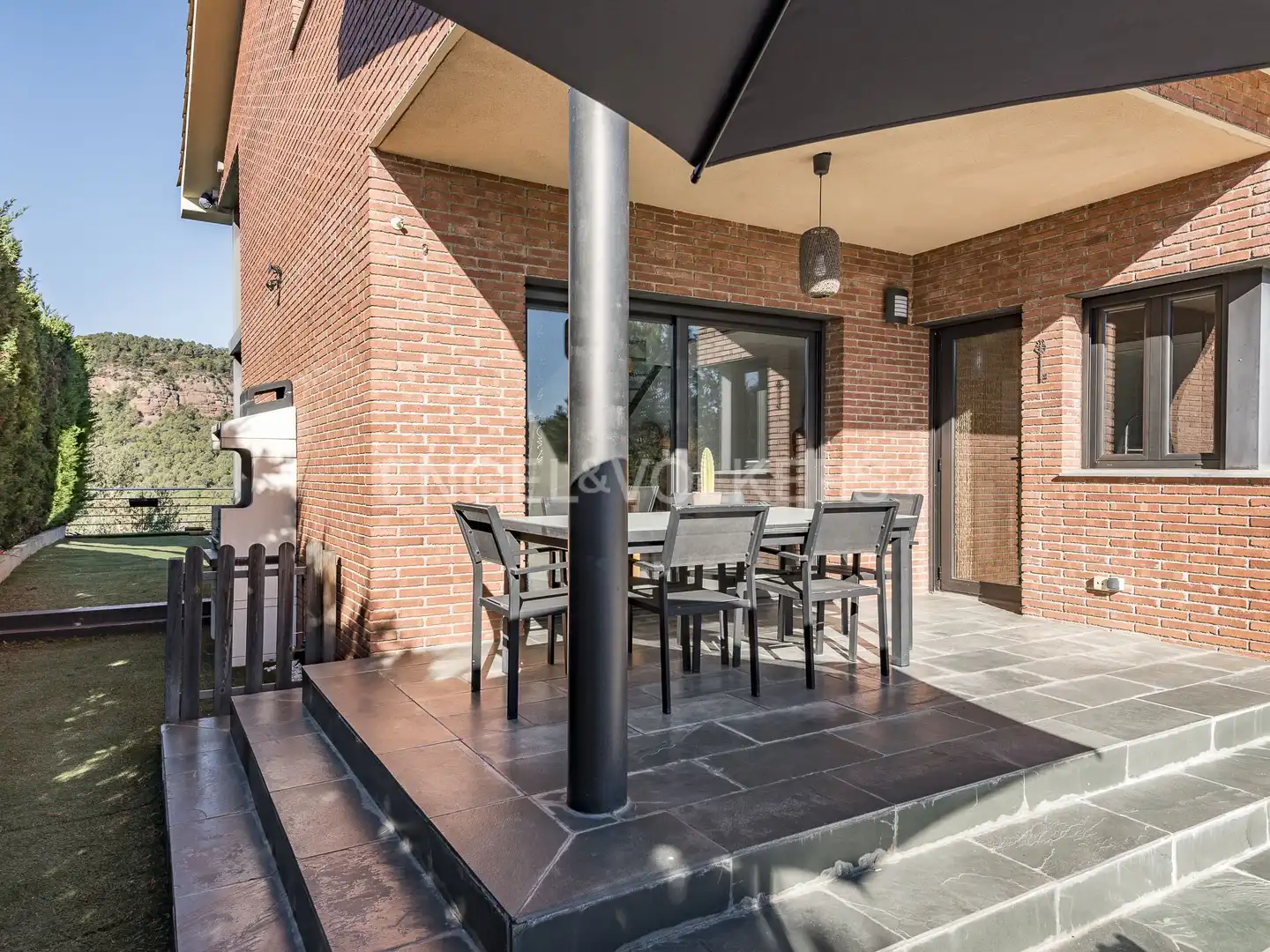 Terraza de Casa o chalet de alquiler en Vacarisses con Aire acondicionado, Calefacción y Jardín privado